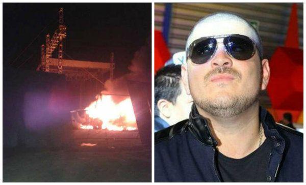 imagen 1 de Nota Roja || Video: Cancelan concierto de “El Komander” en Hidalgo y turba incendia el escenario