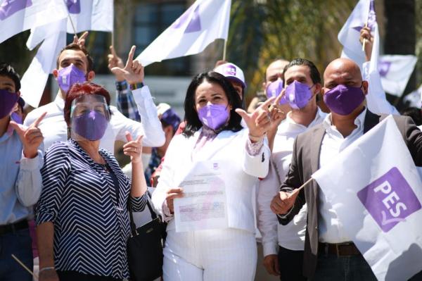 imagen 1 de Política || Natalia Rojas se registra por el PES como candidata a la gubernatura de Nayarit