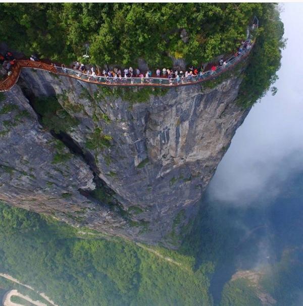 Dios imán Excursión En China inauguran el puente colgante de cristal más largo del mundo - El  Sol de Nayarit