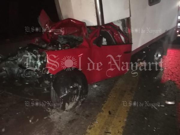 Se registra brutal choque entre los poblados de Las Varas y La Peñita de Jaltemba - El Sol de Nayarit